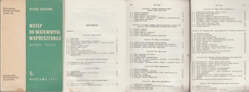 WSTĘP DO MATEMATYKI WSPÓŁCZESNEJ Helena Rasiowa