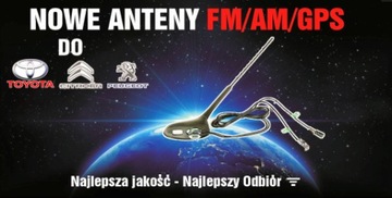 AUTOMOBILNÍ ANTÉNA FM PEUGEOT 207 307 407 40742