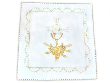 Serwetka komunijna IHS w rozmiarze 37x37 komunia