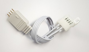 Złączka do taśmy LED RGB 10mm z kablem 4-PIN męska
