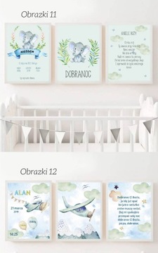 Комплект из 3-х плакатов, свидетельство о рождении, молитва, рамка А4.