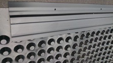 Фольга с ямочками толщиной 8 мм для фундамента 1х10 м.