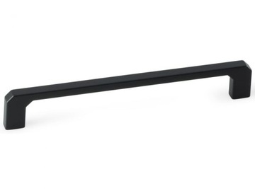 UCHWYT MEBLOWY CZARNY MAT CAMPANA UCHWYT DO SZAFKI METALOWY C-5824 L-128