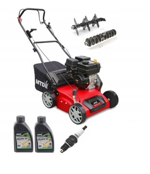 Wertykulator Aerator spalinowy MTD OPTIMA 38VO 3w1 areator 2 wałki z koszem