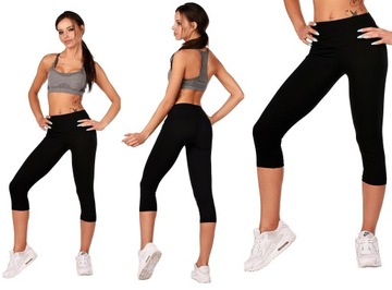 Legginsy RYBACZKI wysoki stan mix kolorów P2 3XL46