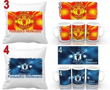 НАБОР «Манчестер Юнайтед» ПОДУШКА + КРУЖКА + ИМЯ