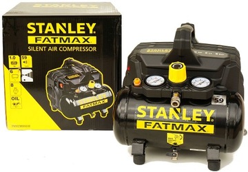 БЕЗМАСЛЯНЫЙ КОМПРЕССОР STANLEY FATMAX, ТИХИЙ 59 дБ, 6 л