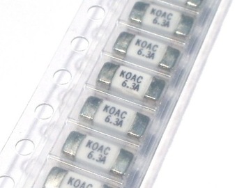 BSMD-6,3A bezpiecznik ceramiczny smd 6,3A 10sztuk