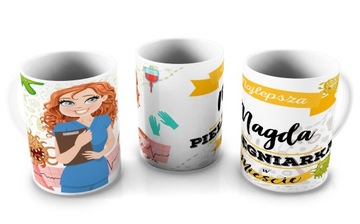 Kubek Pielęgniarki - Najlepsza Pielęgniarka + IMIĘ
