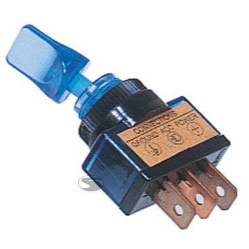 Przełącznik ON/OFF 20A/12V oświetlony niebieski