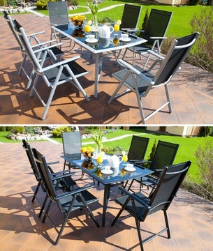 САДОВАЯ МЕБЕЛЬ стол + 6 стульев САДОВЫЙ КОМПЛЕКТ