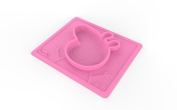 Силиконовая чаша с основанием свиней ezpz peppa