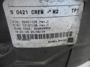 OPEL MERIVA 1,4 VENTILÁTOR CHLADIČŮ 52401025