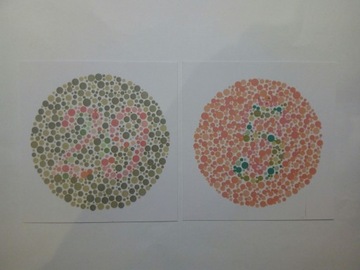 Тарелки Исихара 18 тарелок