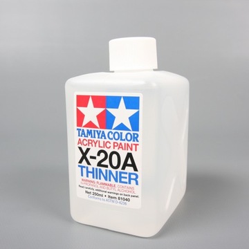 TAMIYA 81040 X20A ROZCIEŃCZALNIK DO FARB AKRYLOWYCH 250ml THINNER