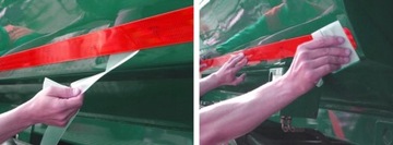 СВЕТООТРАЖАЮЩАЯ ЛЕНТА, САМОКЛЕЯЩАЯСЯ, КРАСНАЯ НАКЛЕЙКА