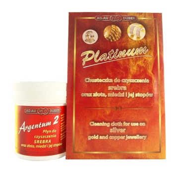Набор для чистки серебра Argentum 210 мл Салфетка для протирания