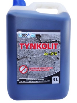 TYNKOLIT PLASTYFIKATOR DO MUROWANIA TYNKOWANIA -5L MEEX