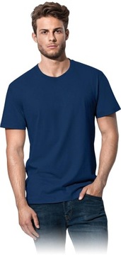 Koszulka granatowa T-shirt granat STEDMAN 155g r.L