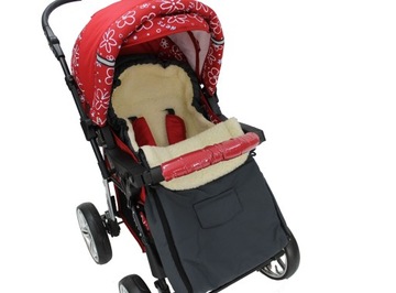 СПАЛЬНИК ДЛЯ КОЛЯСКИ, ШЕРСТЬ, 105 СМ