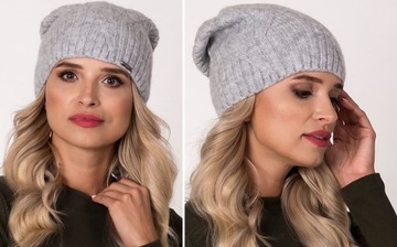 Теплая женская ШАПКА ЦВЕТА U1