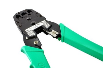 Zaciskarka do kabli 4/6/8P z nożem RJ11 RJ45