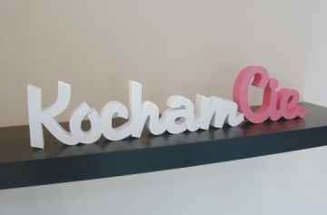 3D надпись Я люблю тебя 3 см толщина украшения