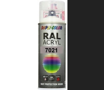 MOTIP RAL ACRYL 7021 PÓŁMAT DUPLI-COLOR FARBA AKRYL SPRAY 400 ML