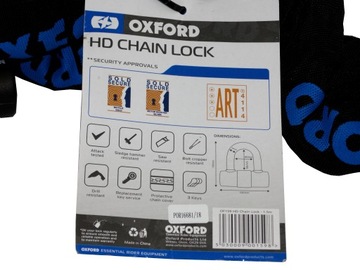 OXFORD HD ЦЕПЬ 159 ПРОТИВОУГОННАЯ ЦЕПЬ 1,5М