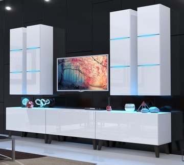 Meblościanka Zestaw Meble Skandynawskie Salon N40