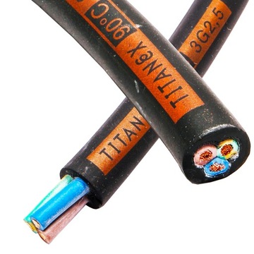PRZEWÓD gumowy HELUKABEL 3x2,5 TITANEX H07RN-F 750