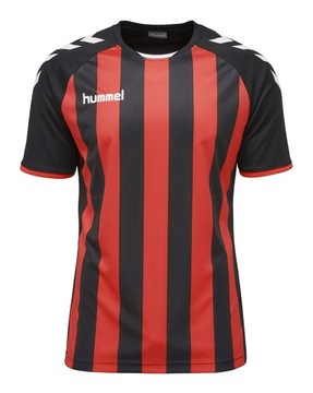 ФУТБОЛКА HUMMEL CORE В ПОЛОСКУ, КРАСНЫЙ/ЧЕРНЫЙ РАЗМЕР. С