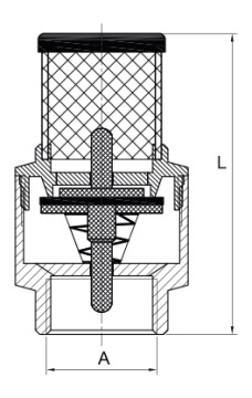 ОБРАТНЫЙ КЛАПАН С ВСАСЫВАЮЩЕЙ КОРЗИНОЙ 1 1/2''
