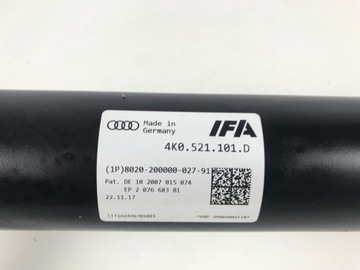 AUDI OE 4K0521101D HŘÍDEL HNACÍ