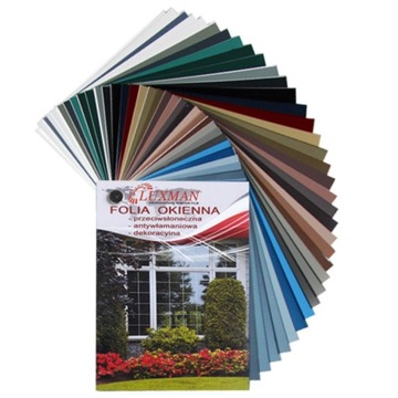 Folia okienna / DEKOR / ozdobna / DICHROICZNA 137 cm x 75 cm