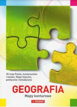 MAPY KONTUROWE POLSKA ŚWIAT GEOGRAFIA DEMART