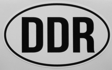 DDR - naklejka