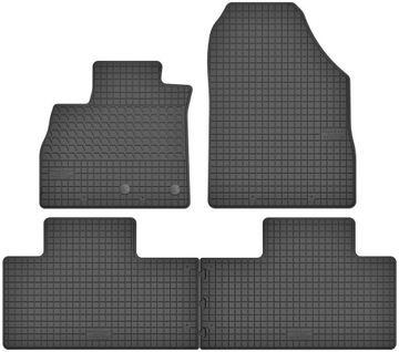 DYWANIKI GUMOWE STOPERY do Renault Scenic IV 15- CZARNE DYWANIKI NA WYMIAR