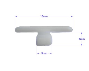 КРЫШКА КРЕПЛЕНИЯ ХРОМИРОВАННОЙ ПОЛОСКИ ХРОМИРОВАННАЯ ПОЛОСКА 0069887478 MERCEDES W124