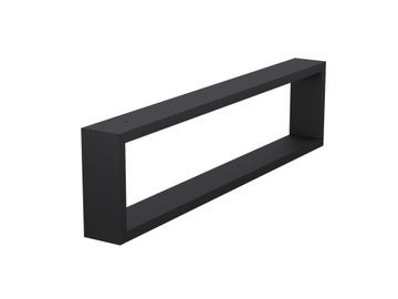 NOGA MEBLOWA CZARNA ALU LOFT INDUSTRIAL 400x200 mm
