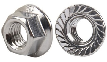 NAKRĘTKA NIERDZEWNA KOŁNIERZOWA M10 NAKRĘTKI 50SZT