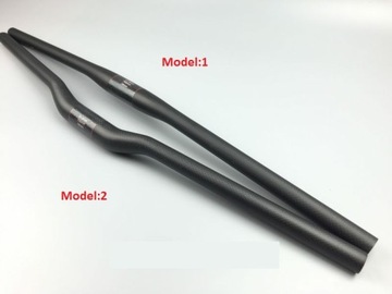 Kierownica Carbon wygięta długość 760 mm Mat