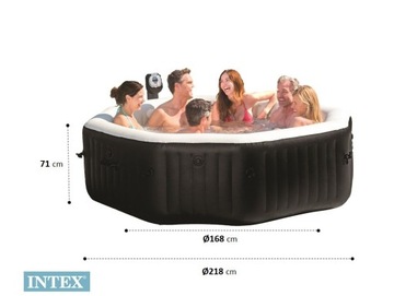 Ogrodowe Domowe SPA Dmuchane z HydroMasażem 218x71 cm Intex 28462