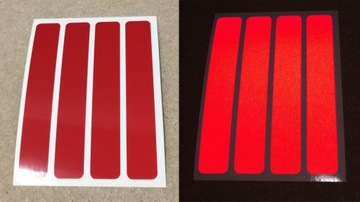 Светоотражающие наклейки Светоотражающий велосипедный шлем 15см