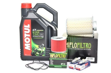 ZESTAW OLEJ MOTUL FILTRY ŚWIECE SUZUKI GS 500