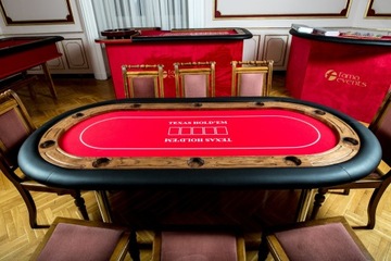 Покерный стол Fama Casino с принтом, из дерева