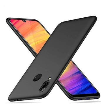 Etui Silikon Matt DO Xiaomi Redmi Note 7 + Szkło