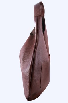 КОЖАНАЯ СУМКА OVERSIZE, КОРИЧНЕВАЯ И КРАСНАЯ