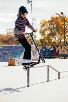 Трюковый самокат RAVEN Evolution Rookie Lime 100 мм