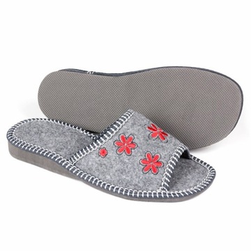 ТАПОЧКИ ЖЕНСКИЕ ВОЙЛОЧНЫЕ, УДОБНЫЕ ГОРНЫЕ ТАПОЧКИ